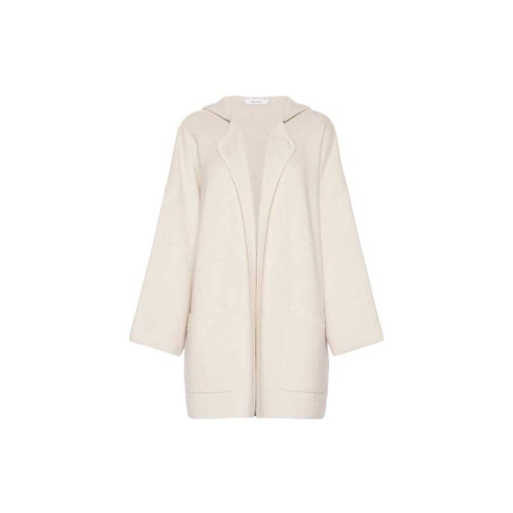Max Mara Women Wool And Cashmere Hooded Cardigan